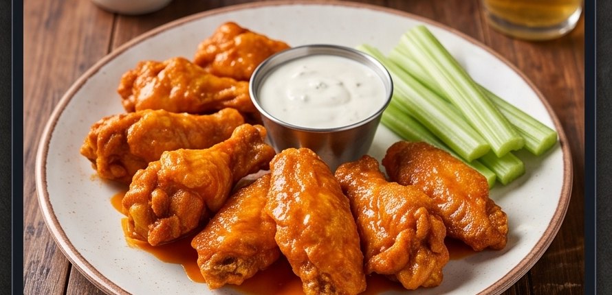 Alitas Fire — alitas de pollo Buffalo