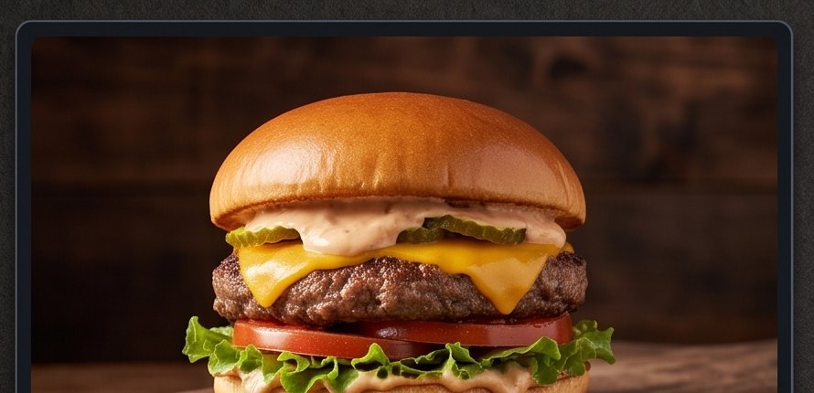 The Classic Bone — hamburguesa clásica con carne Angus