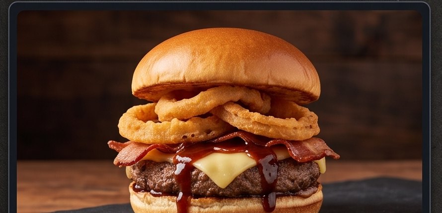 Smoked Fire — hamburguesa BBQ ahumada picante